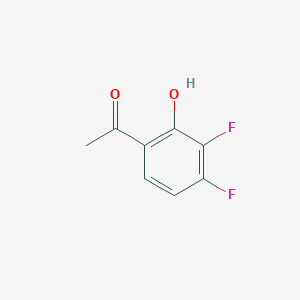 molecular formula C8H6F2O2 B2992283 1-(3,4-Difluoro-2-hydroxyphenyl)ethanone CAS No. 816450-98-3