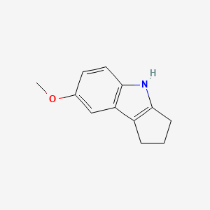 molecular formula C12H13NO B2992285 7-Methoxy-1,2,3,4-tetrahydrocyclopenta[b]indole CAS No. 89169-57-3