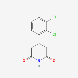 molecular formula C11H9Cl2NO2 B2992368 4-(2,3-Dichlorophenyl)piperidine-2,6-dione CAS No. 1342793-16-1