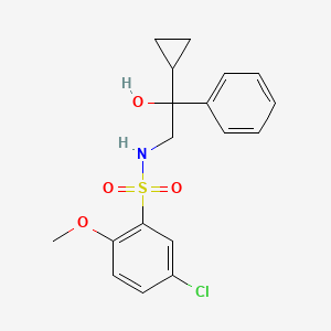 5-chloro-N-(2-cyclopropyl-2-hydroxy-2-phenylethyl)-2-methoxybenzenesulfonamide