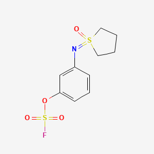 1-(3-Fluorosulfonyloxyphenyl)imino-1-oxothiolane
