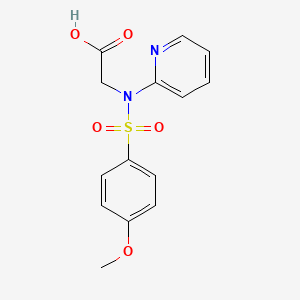 2-[[(4-Methoxyphenyl)sulfonyl](2-pyridinyl)amino]acetic acid