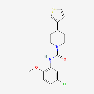 N-(5-chloro-2-methoxyphenyl)-4-(thiophen-3-yl)piperidine-1-carboxamide