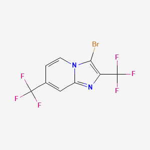 3-Bromo-2,7-bis(trifluoromethyl)imidazo[1,2-a]pyridine