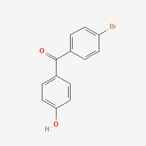 molecular formula C13H9BrO2 B2992504 (4-Bromophenyl)(4-hydroxyphenyl)methanone CAS No. 4369-50-0