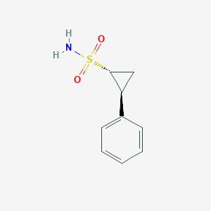 molecular formula C9H11NO2S B2992553 trans-2-Phenylcyclopropane-1-sulfonamide CAS No. 1204294-41-6