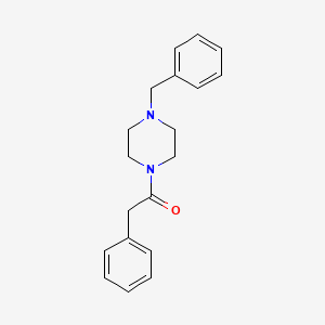 molecular formula C19H22N2O B2992566 1-(4-Benzylpiperazin-1-yl)-2-phenylethanone 