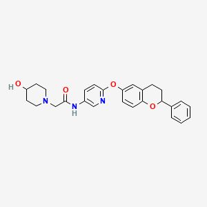 molecular formula C27H29N3O4 B2992674 ORM-10962 