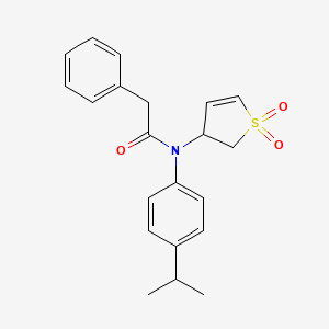 N-(1,1-dioxido-2,3-dihydrothiophen-3-yl)-N-(4-isopropylphenyl)-2-phenylacetamide