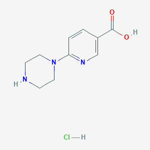 6-(Piperazin-1-yl)pyridine-3-carboxylic acid hydrochloride