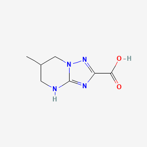6-Methyl-4H,5H,6H,7H-[1,2,4]triazolo[1,5-a]pyrimidine-2-carboxylic acid