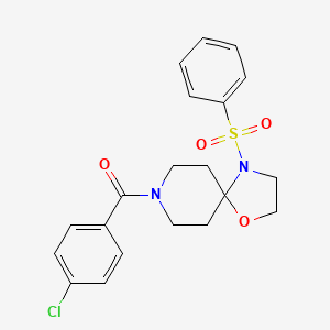 8-(4-Chlorobenzoyl)-4-(phenylsulfonyl)-1-oxa-4,8-diazaspiro[4.5]decane