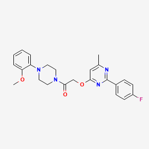 N-(4-fluorobenzyl)-3-methyl-1-(3-methylbutanoyl)piperidine-3-carboxamide