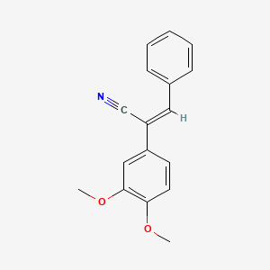 (Z)-3-Phenyl-2-(3,4-dimethoxyphenyl)acrylonitrile