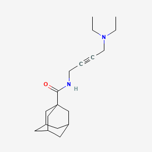 (3r,5r,7r)-N-(4-(diethylamino)but-2-yn-1-yl)adamantane-1-carboxamide