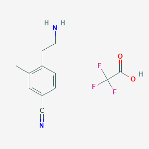 4-(2-Aminoethyl)-3-methylbenzonitrile, trifluoroacetic acid