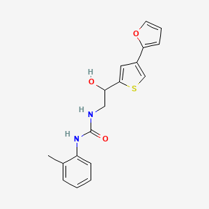 1-[2-[4-(Furan-2-yl)thiophen-2-yl]-2-hydroxyethyl]-3-(2-methylphenyl)urea