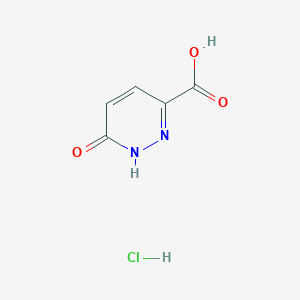 molecular formula C5H5ClN2O3 B2992784 6-Hydroxypyridazine-3-carboxylic acid hydrochloride CAS No. 2048273-64-7