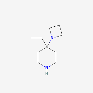 B2992794 4-(Azetidin-1-yl)-4-ethylpiperidine CAS No. 2060051-49-0