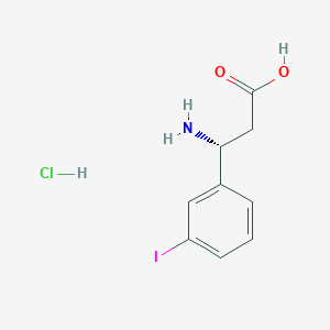 (R)-3-Amino-3-(3-iodophenyl)propanoic acid hydrochloride