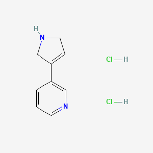 B2992909 3-(2,5-Dihydro-1H-pyrrol-3-yl)pyridine dihydrochloride CAS No. 929083-45-4