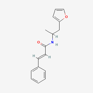 molecular formula C16H17NO2 B2992915 N-(1-(furan-2-yl)propan-2-yl)cinnamamide CAS No. 1219915-16-8