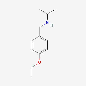 molecular formula C12H19NO B2993041 N-(4-Ethoxybenzyl)-2-propanamine CAS No. 940196-09-8
