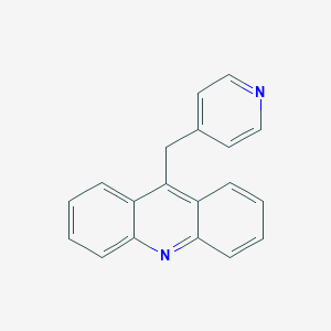 molecular formula C19H14N2 B299321 9-(4-pyridinylmethyl)acridine 