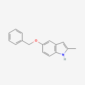 molecular formula C16H15NO B2993247 5-(benzyloxy)-2-methyl-1H-indole CAS No. 124224-50-6