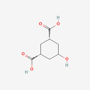 molecular formula C8H12O5 B2993530 Rel-(1R,3S,5s)-5-hydroxycyclohexane-1,3-dicarboxylic acid CAS No. 38859-10-8