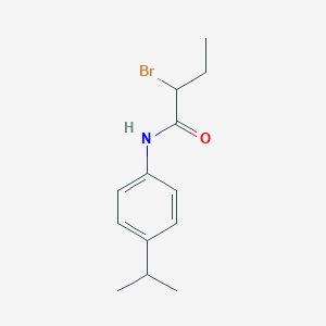 molecular formula C13H18BrNO B2993564 2-Bromo-N-(4-isopropylphenyl)butanamide CAS No. 451460-03-0
