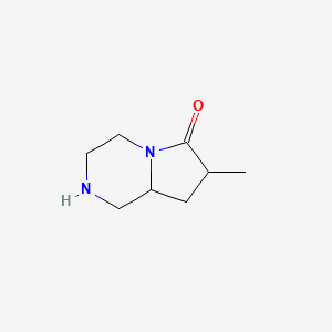 7-Methylhexahydropyrrolo[1,2-a]pyrazin-6(2H)-one