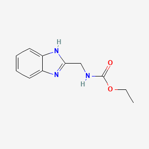 molecular formula C11H13N3O2 B2993662 ethyl (1H-benzimidazol-2-ylmethyl)carbamate CAS No. 887573-38-8
