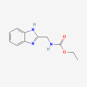 ethyl (1H-benzimidazol-2-ylmethyl)carbamate