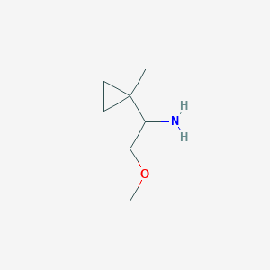 2-Methoxy-1-(1-methylcyclopropyl)ethan-1-amine