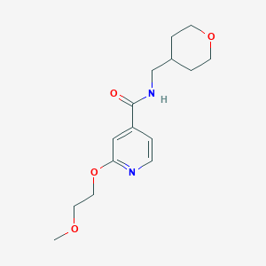 2-(2-methoxyethoxy)-N-((tetrahydro-2H-pyran-4-yl)methyl)isonicotinamide