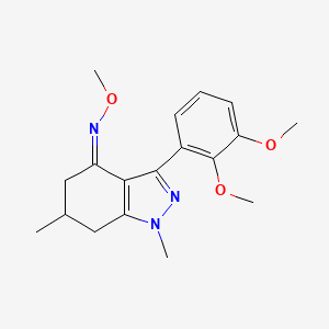 3-(2,3-dimethoxyphenyl)-1,6-dimethyl(5,6,7-trihydro1H-indazol)-4-O-methyloxime