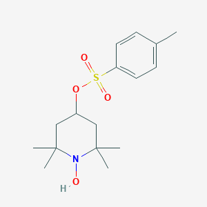 molecular formula C16H25NO4S B029937 2,2,6,6-Tetramethyl-4-(4'-toluenesulfonate)piperidinooxyl CAS No. 42495-21-6