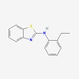 molecular formula C15H14N2S B2993725 N-(2-ethylphenyl)-1,3-benzothiazol-2-amine CAS No. 852399-65-6