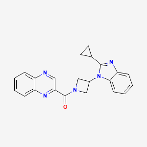 [3-(2-Cyclopropylbenzimidazol-1-yl)azetidin-1-yl]-quinoxalin-2-ylmethanone