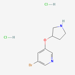 3-Bromo-5-(pyrrolidin-3-yloxy)pyridine dihydrochloride