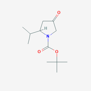 tert-Butyl 2-isopropyl-4-oxopyrrolidine-1-carboxylate