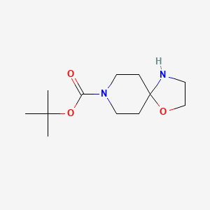 molecular formula C12H22N2O3 B2993752 Tert-butyl 1-oxa-4,8-diazaspiro[4.5]decane-8-carboxylate CAS No. 886360-95-8