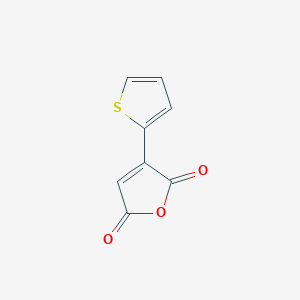 molecular formula C8H4O3S B2993796 3-(thiophen-2-yl)furan-2,5-dione CAS No. 339016-64-7