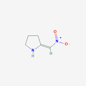 molecular formula C5H8N2O2 B2993806 (2E)-2-(nitromethylidene)pyrrolidine CAS No. 50901-58-1