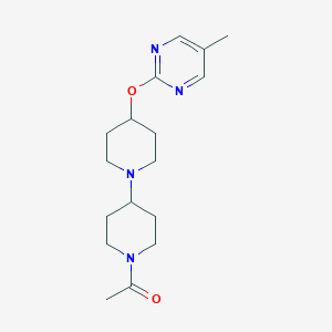 1-[4-[4-(5-Methylpyrimidin-2-yl)oxypiperidin-1-yl]piperidin-1-yl]ethanone