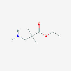 Ethyl 2,2-dimethyl-3-(methylamino)propanoate