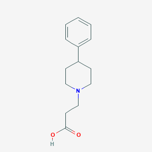 3-(4-Phenylpiperidin-1-yl)propanoic acid