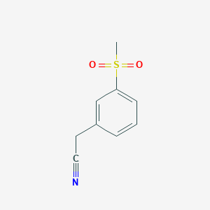 molecular formula C9H9NO2S B2993857 3-(Methylsulfonyl)phenylacetonitrile CAS No. 936482-57-4