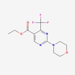 Ethyl 2-morpholin-4-yl-4-(trifluoromethyl)pyrimidine-5-carboxylate